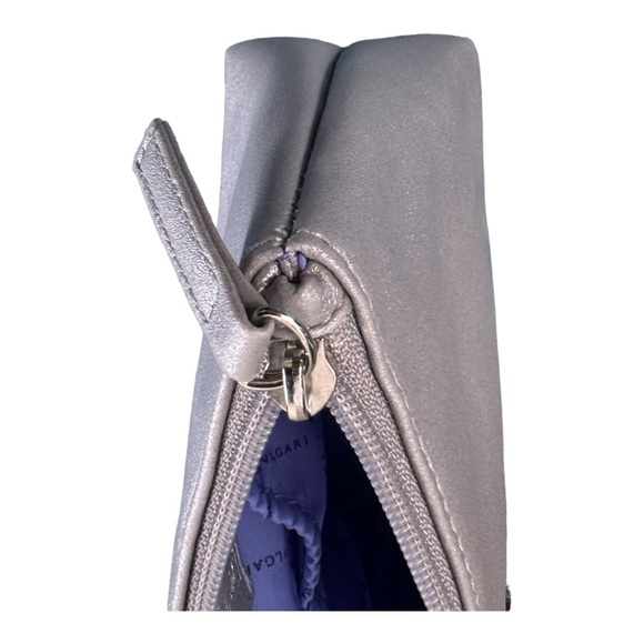 Bvlgari Emirates Business Class Amenity Kit (2024) SIlver Cosmetic Case EMPTY - Picture 9 of 9